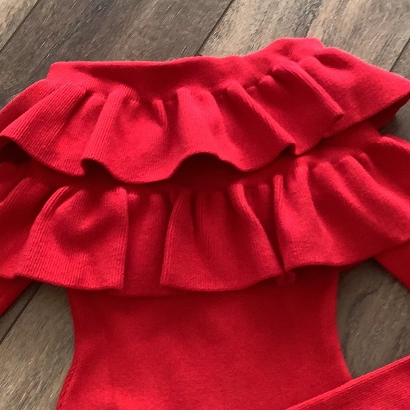 NWT LIN Edition Ruffled Sweater Dress ❤️❤️❤️ - Picture 5 of 8